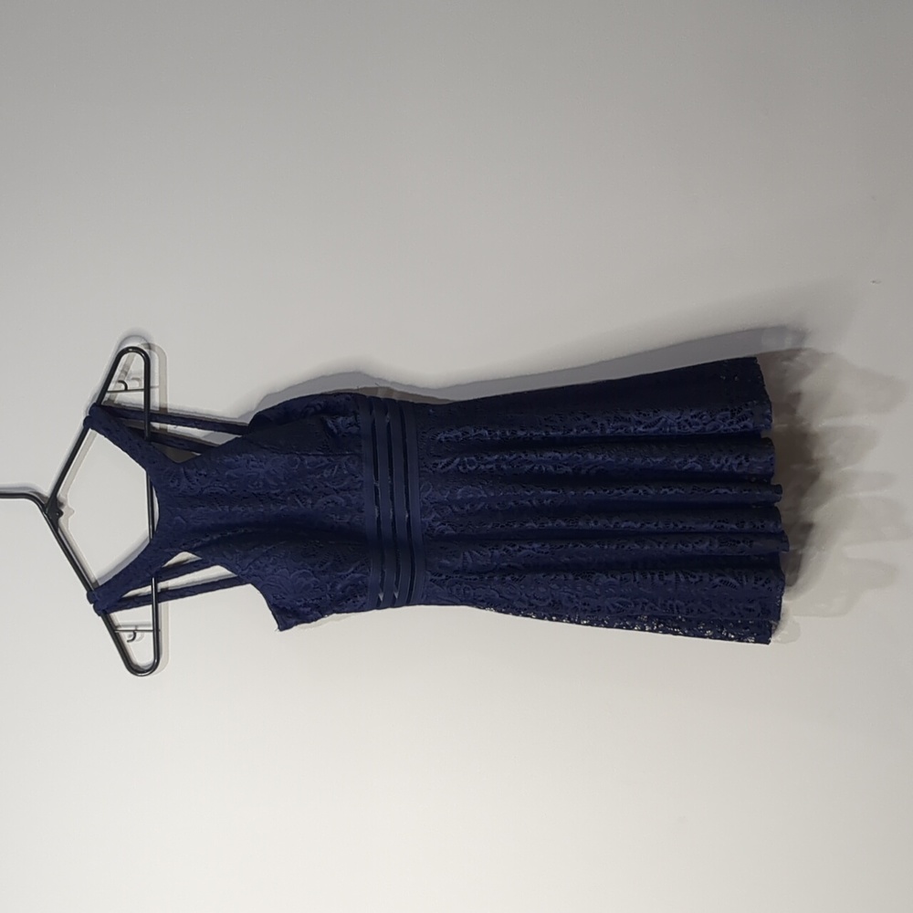 Navy Blue Cocktail Dress-Junior Size 3